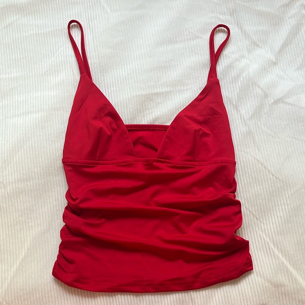 Red Slim Fit Cami